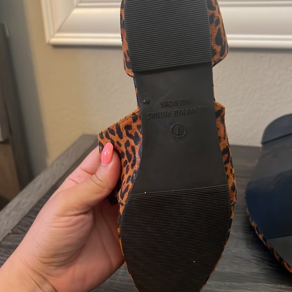 American Mettle Brown and black leopard flats NWOT - Picture 5 of 5